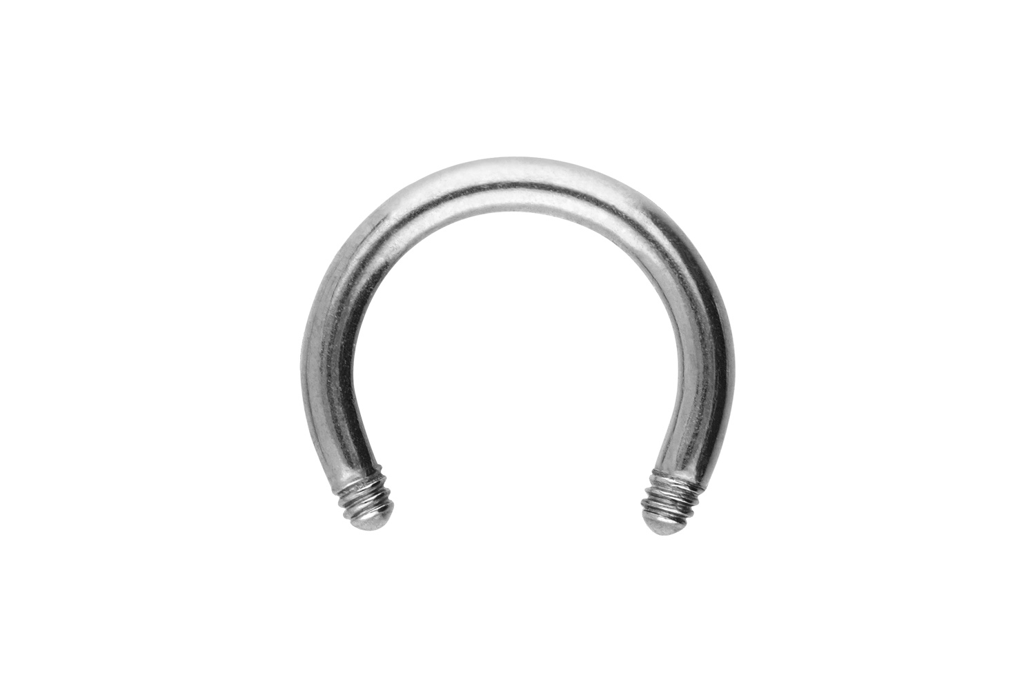 Titan Hufeisenring Piercing ohne Kugel